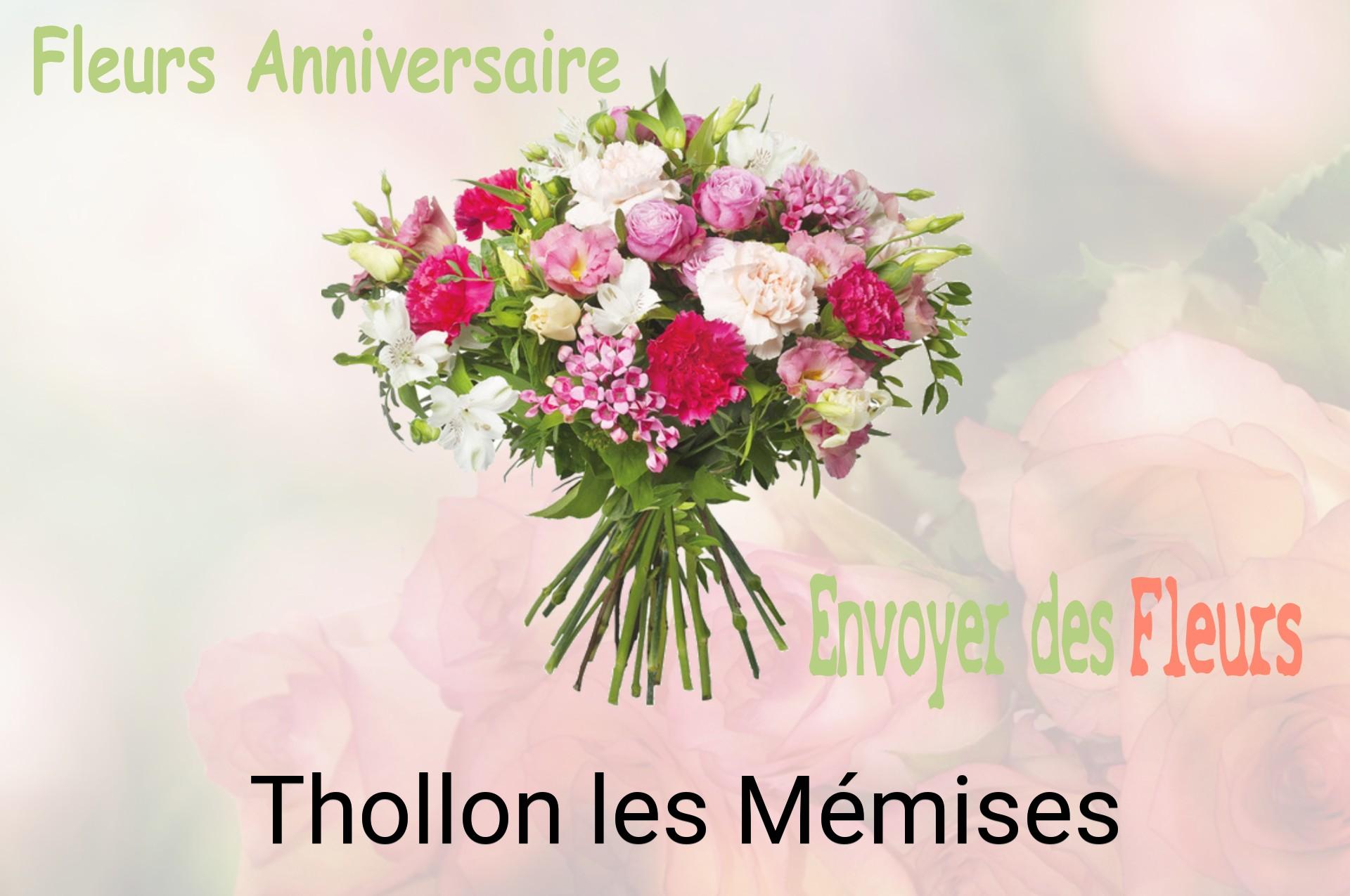 Bouquet de fleurs d’anniversaire livré à Thollon-les-Mémises