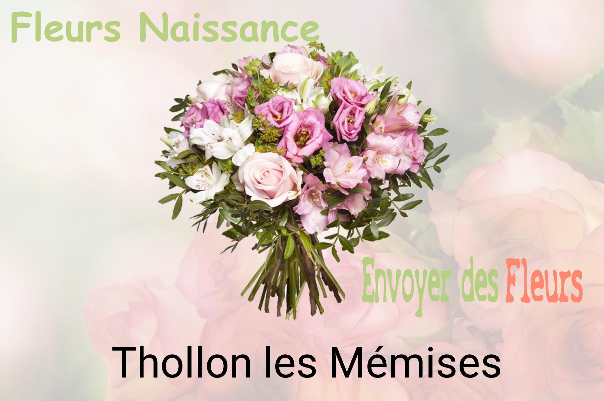 Bouquet de fleurs de naissance livré à Thollon-les-Mémises